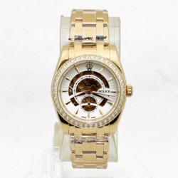 Дамски луксозен часовник Rolex Skeleton